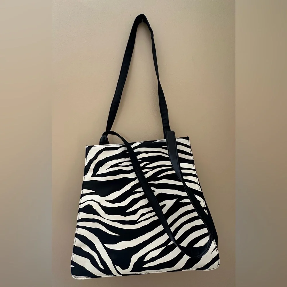 Diane Von Furstenberg‎ DVF Zebra Print Tote